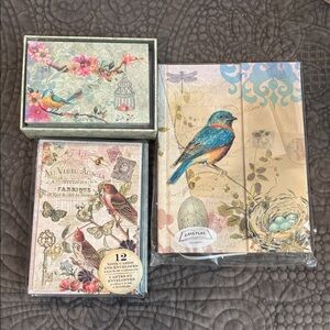 Bird-Themed Stationery Set